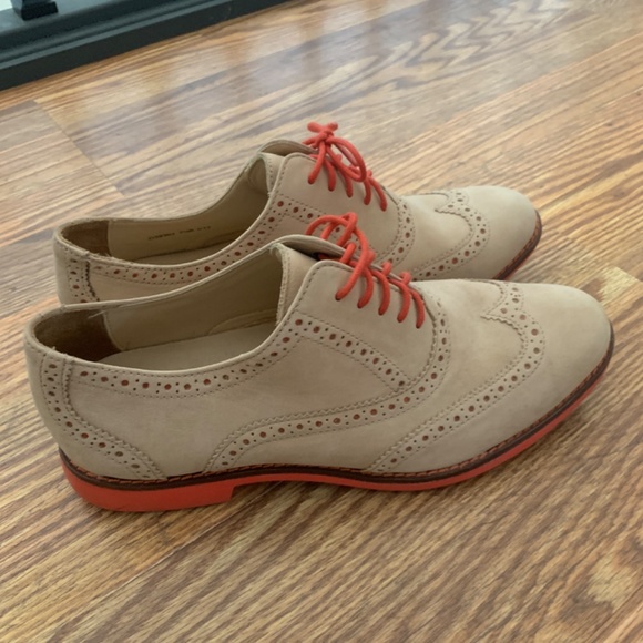 Cole Haan Shoes - Cole Haan Beige and Red Women's Loafers